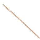 9ct Yellow Gold 2.00ct Brilliant Cut Lab Grown Diamond Tennis Bracelet 7"