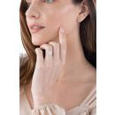 9ct White Gold 0.55ct Emerald Cut Lab Grown Diamond Ring