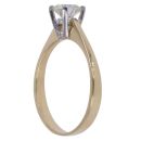 14ct Yellow Gold 1.10ct Brilliant Cut Diamond Solitaire Ring
