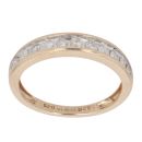 9ct Yellow Gold 0.25ct Brilliant Cut Diamond Eternity Ring