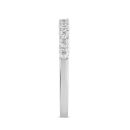 9ct White Gold 0.25ct Natural Diamond Microset Eternity Ring