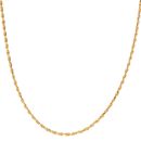 22ct Yellow Gold D Cut Rope Chain 20"