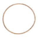 18ct Yellow Gold Twirl Patterned Bangle