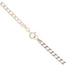 9ct Yellow Gold Square Curb Chain 22"