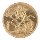 1913 George V Large Head UK Full Sovereign Coin