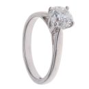 Platinum 1.00ct Brilliant Cut Diamond Solitaire Ring