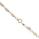14ct Yellow And White Gold Greek Key Chain 24"