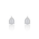9ct White Gold Pear 0.20ct Lab Grown Diamond Pear Studs