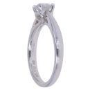9ct White Gold 0.50ct Brilliant Cut Diamond Solitaire Ring