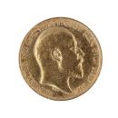 1902 Edward VII Large Head UK Half Sovereign Coin