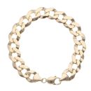 9ct Yellow Gold Curb Bracelet 9"