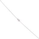 Platinum Vintage Old Cut 0.85ct Diamond Pendant and Chain 18"