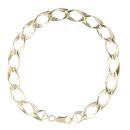 9ct Yellow Gold Curb Bracelet 8"
