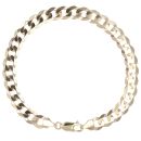 9ct Yellow Gold Curb Bracelet 8.5"
