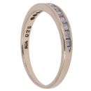 9ct Yellow Gold 0.25ct Brilliant Cut Diamond Half Eternity Ring