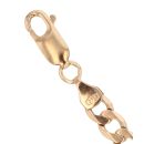 9ct Yellow Gold Figaro Bracelet 7.5"