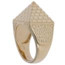 9ct Yellow Gold Pyramid Ring
