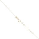 14ct Yellow Gold Children's Blue Eye Pendant And Chain 16"