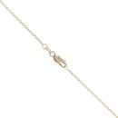 18ct Yellow and White Gold 0.10ct Diamond Pendant and Chain 16"