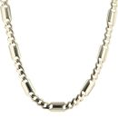14ct Yellow Gold Monaco Shade Plain Chain 18"