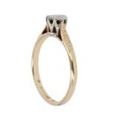 18ct Yellow Gold 0.05ct Brilliant Cut Diamond Solitaire Ring