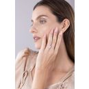 9ct White Gold 0.50ct Oval Double Halo Lab Grown Diamond Dress Ring
