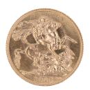1925 George V Large Head UK Full Sovereign Coin
