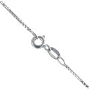 18ct White Gold Box Chain 16"
