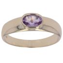 9ct Yellow Gold Amethyst Fancy Ring