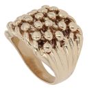 9ct Yellow Gold Five Row Keeper Ring