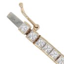 9ct Yellow Gold Cubic Zirconia Bracelet 7.5"