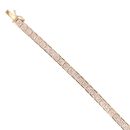 9ct Yellow Gold Cubic Zirconia Bracelet 7.5"
