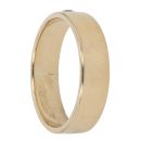 14ct Yellow Gold 0.05ct Diamond Solitaire Wedding Band 5.5mm