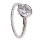 9ct White Gold 2.00ct Brilliant Cut Lab Grown Diamond Solitaire Ring