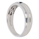 18ct White Gold Sapphire Vera Wang Love Signet Ring