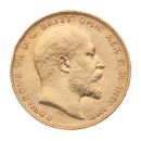 1904 Edward VII Large Head UK Full Sovereign Coin