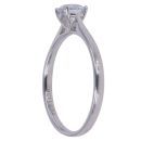 9ct White Gold 0.50ct Brilliant Cut Lab Grown Diamond Solitaire Ring