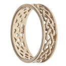 9ct Yellow Gold Celtic Wedding Band 6mm
