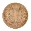 1878 Victoria Young Head Australia Full Sovereign Coin