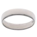 9ct White Gold Wedding Band 4.8mm