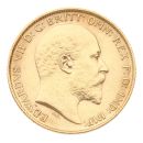 1905 Edward VII Large Head UK Half Sovereign Coin