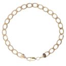 9ct Yellow Gold Curb Bracelet 7.5"