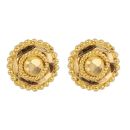 22ct Yellow Gold Granulation Stud Earrings