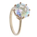 9ct Yellow Gold Cubic Zirconia Single Stone Ring
