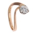 18ct Rose Gold 0.80ct Brilliant Cut Diamond Solitaire Ring