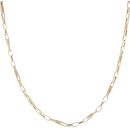 14ct Yellow Gold Children's Greek Key Chain 18"
