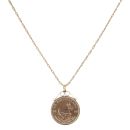 9ct Yellow Gold 1/2 oz South Africa Krugerrand Coin Pendant and Chain 26"