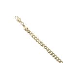 14ct Yellow Gold Curb Bracelet 7.5"