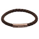 Unique & Co Dark Brown Leather Bracelet