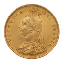 1887 Victoria Jubilee Head UK Half Sovereign Coin